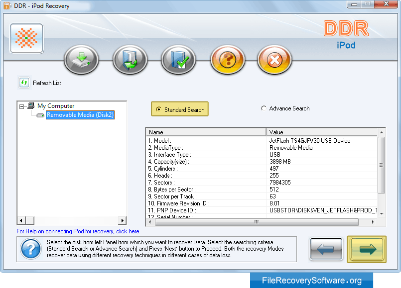 Select Drive or Partition